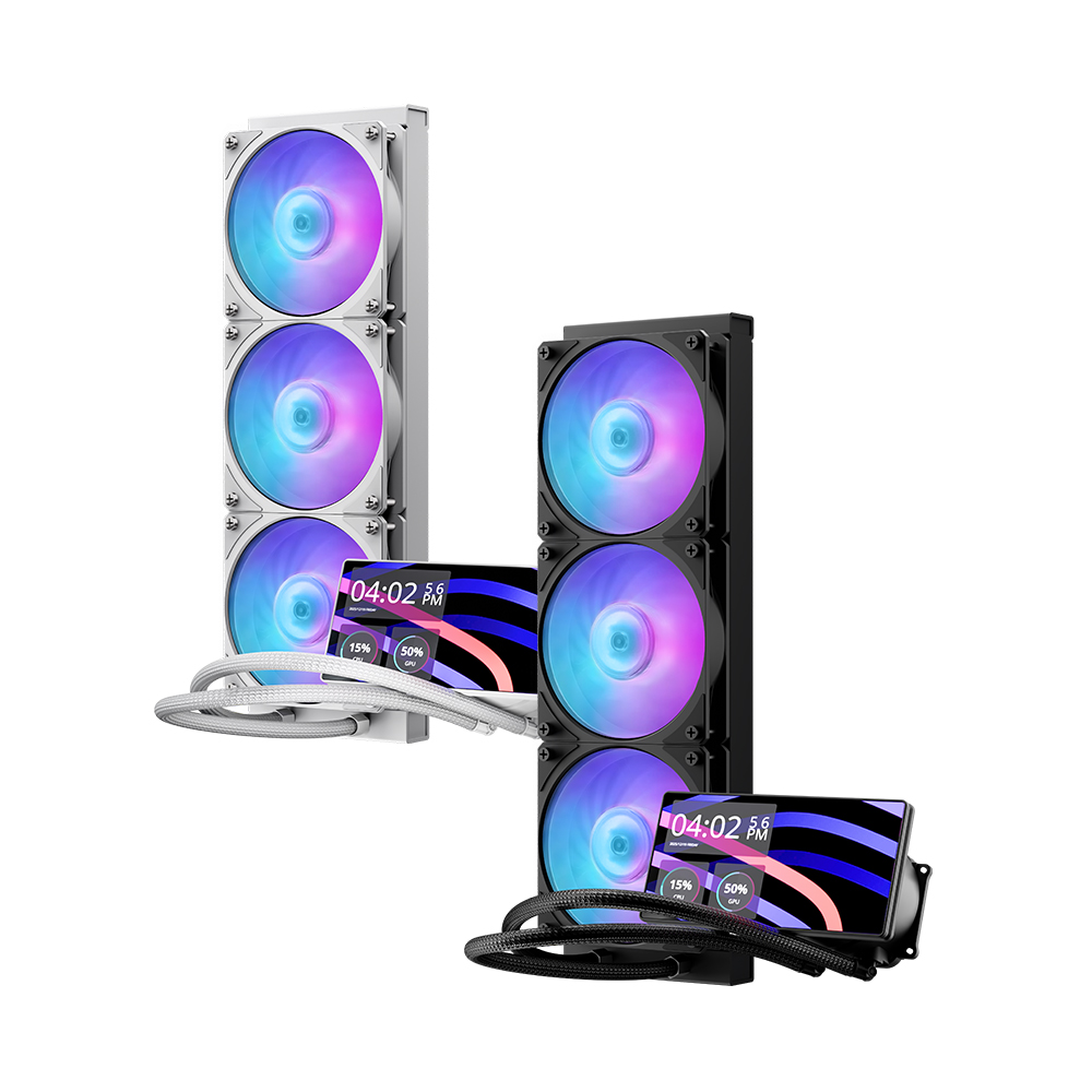쿨러마스터 MasterLiquid Core LCD 6인치 360 ARGB 제품 사진