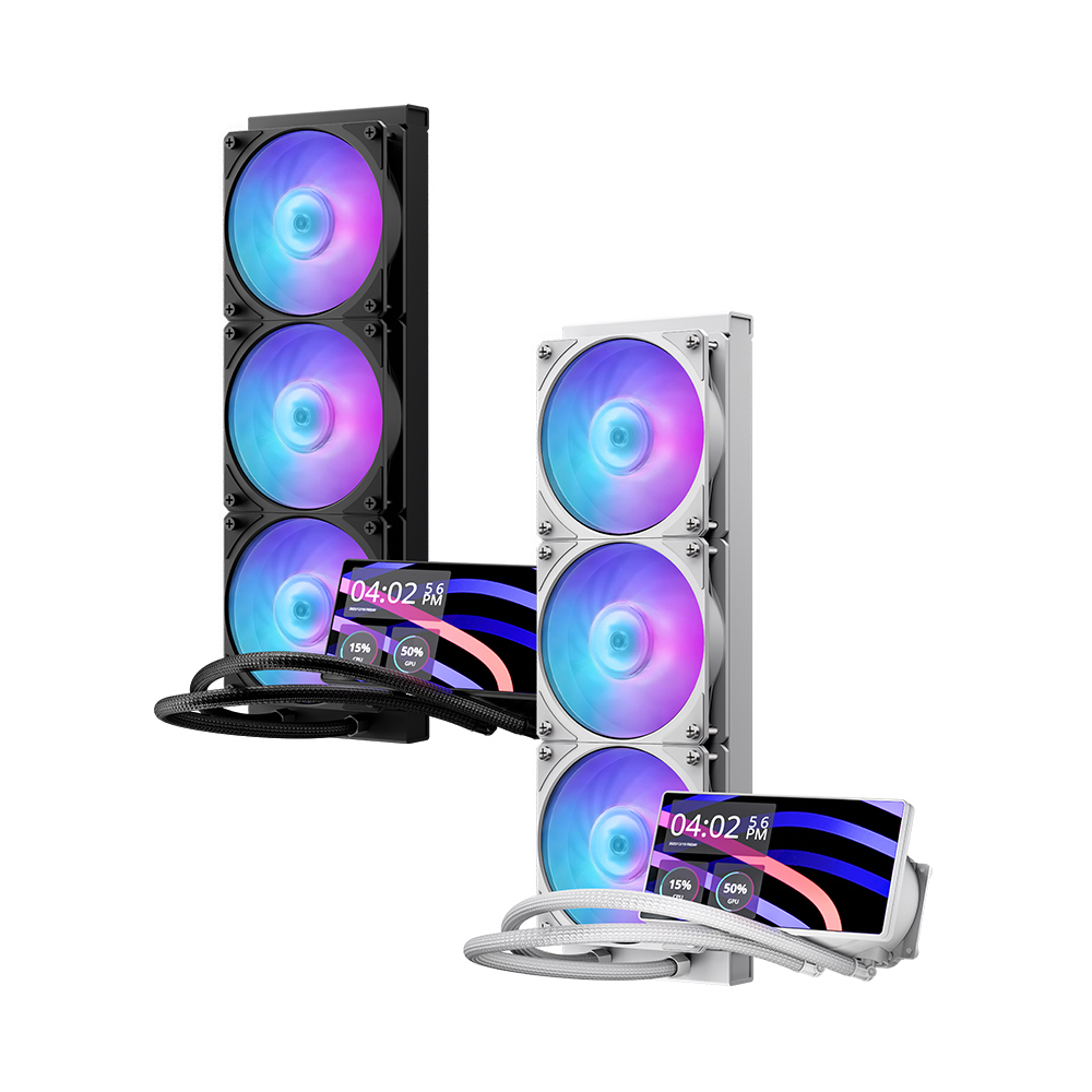 쿨러마스터 MasterLiquid Core LCD 6인치 360 ARGB 제품 사진