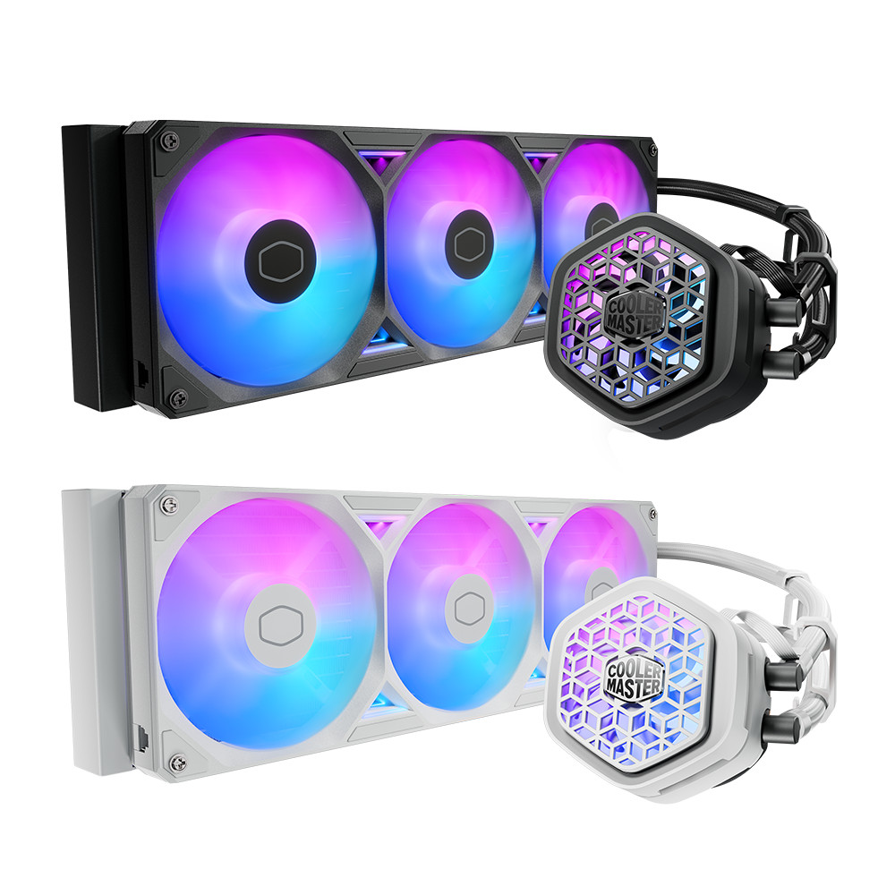 쿨러마스터 MASTERLIQUID 360 ATMOS II VRM Fan 제품 사진
