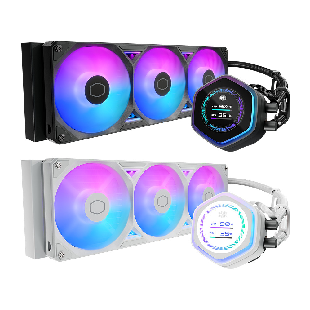 쿨러마스터 MASTERLIQUID 360 ATMOS II LCD 제품 사진