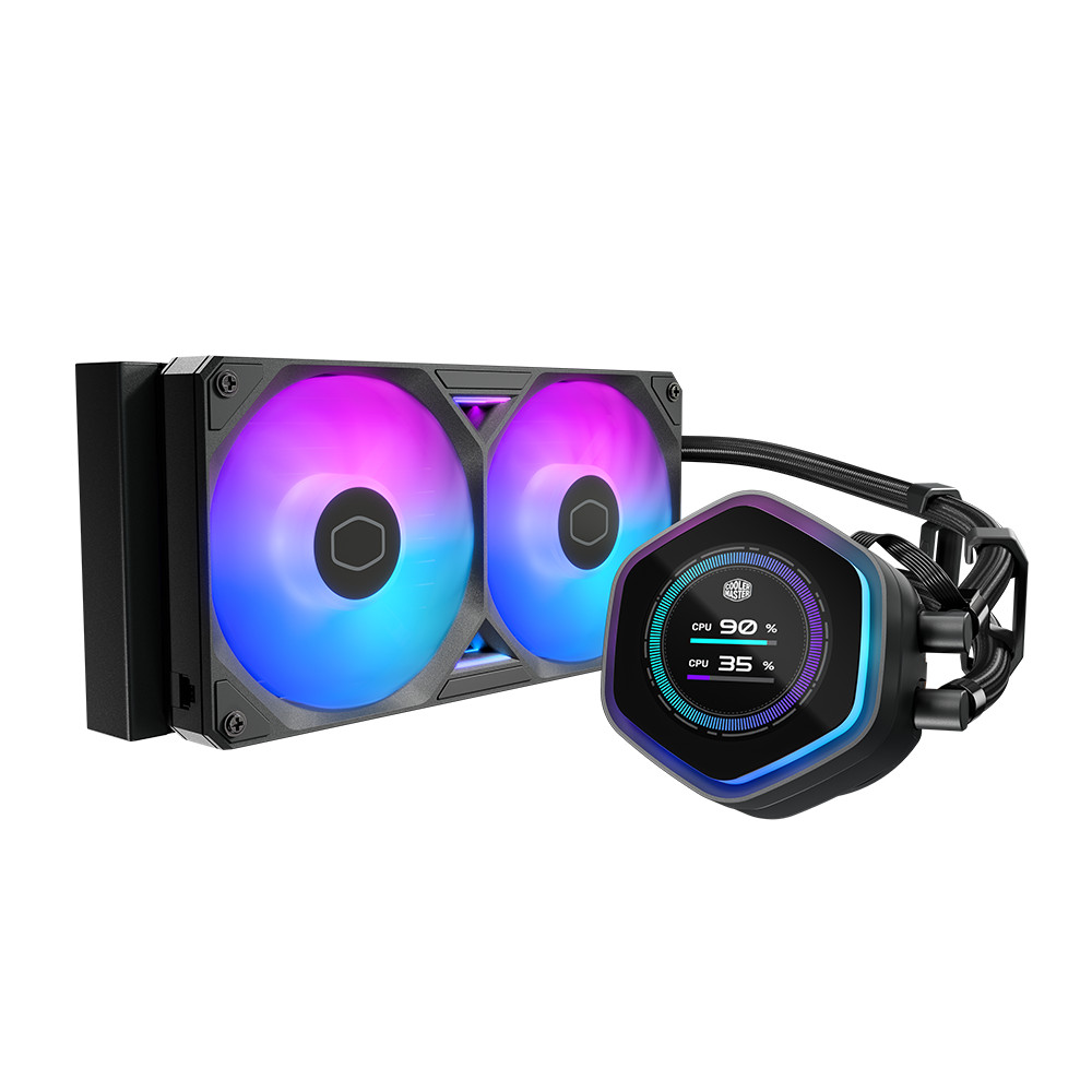 쿨러마스터 MASTERLIQUID 240 ATMOS II LCD 제품 사진