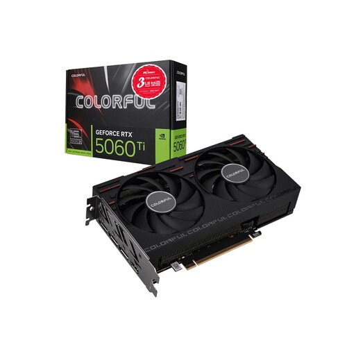 COLORFUL 지포스 RTX 5060 Ti GAMING DUO D7 16GB 피씨디렉트 제품 사진