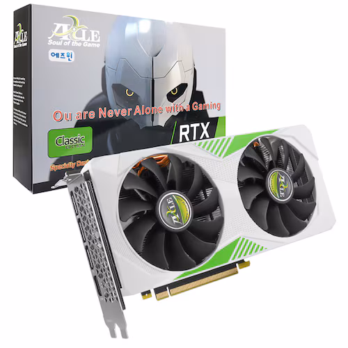 액슬 지포스 RTX 3070 D6 8GB White 에즈윈 제품 사진