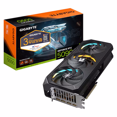 GIGABYTE 지포스 RTX 5090 GAMING OC D7 32GB 피씨디렉트 제품 사진