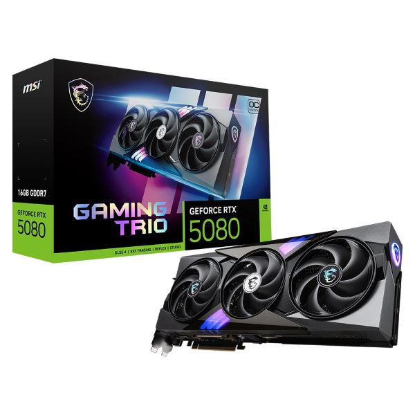 MSI 지포스 RTX 5080 게이밍 트리오 OC D7 16GB 트라이프로져4 제품 사진