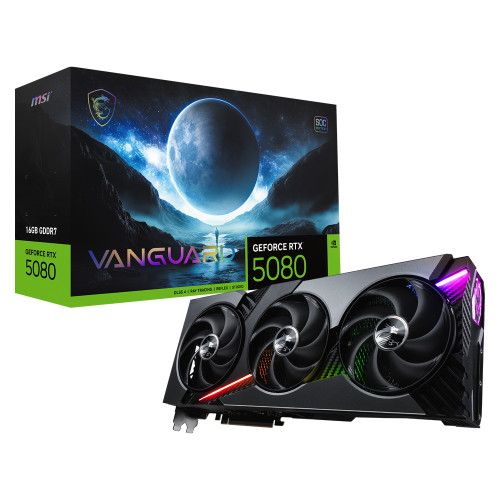 MSI 지포스 RTX 5080 뱅가드 SOC D7 16GB 하이퍼프로져 제품 사진