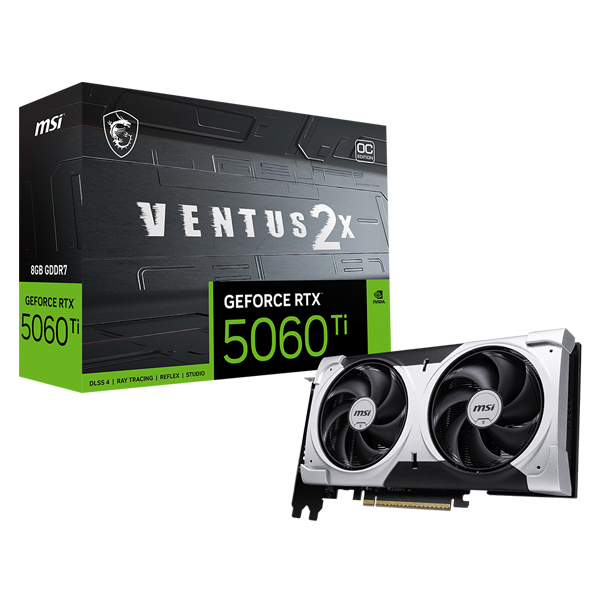 MSI 지포스 RTX 5060 Ti 벤투스 2X OC 플러스 D7 8GB 제품 사진