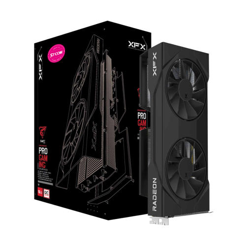 XFX 라데온 RX 9060 XT SWIFT DUAL OC D6 16GB 제품 사진