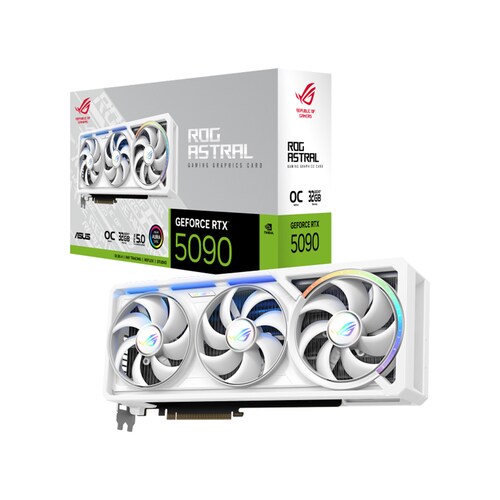 ASUS ROG Astral 지포스 RTX 5090 WHITE OC D7 32GB 인텍앤컴퍼니 제품 사진