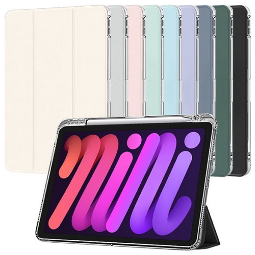 태블리스 iPad mini A17 Pro 7세대 애플펜슬 수납 클리어 커버 케이스 제품 사진
