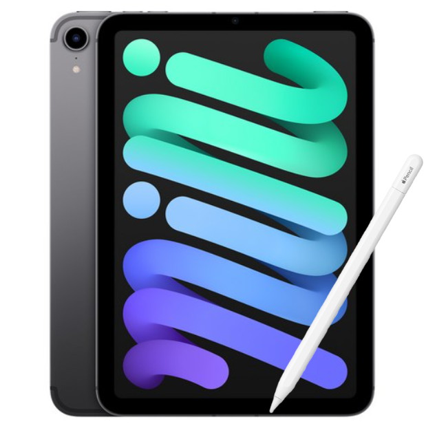 APPLE 2024 iPad mini A17 Pro 7세대+애플펜슬 C타입 제품 사진