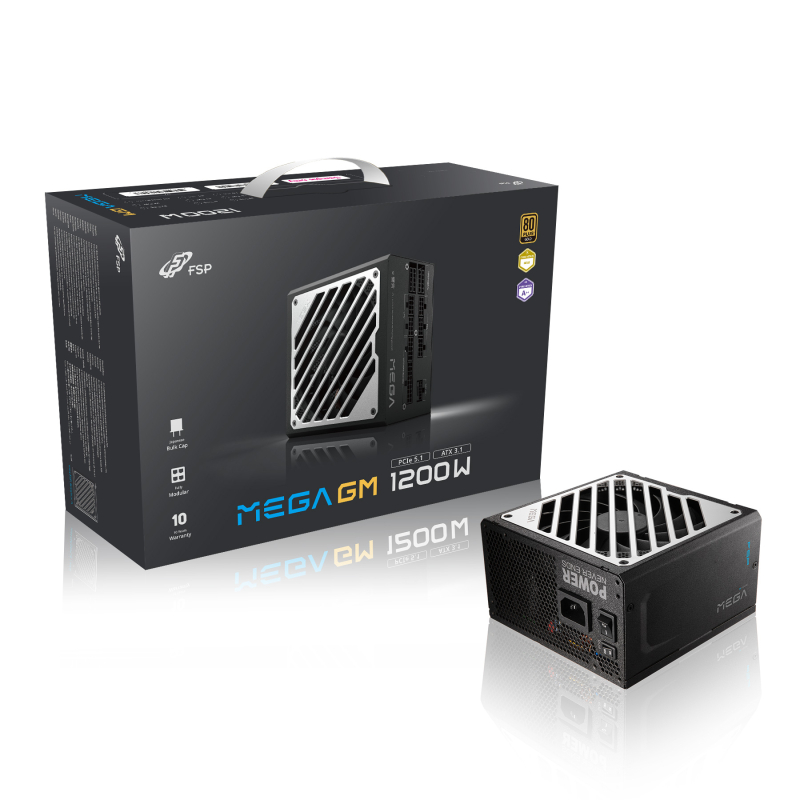 FSP MEGA GM 1200W 80PLUS골드 풀모듈러 ATX 3.1 제품 사진