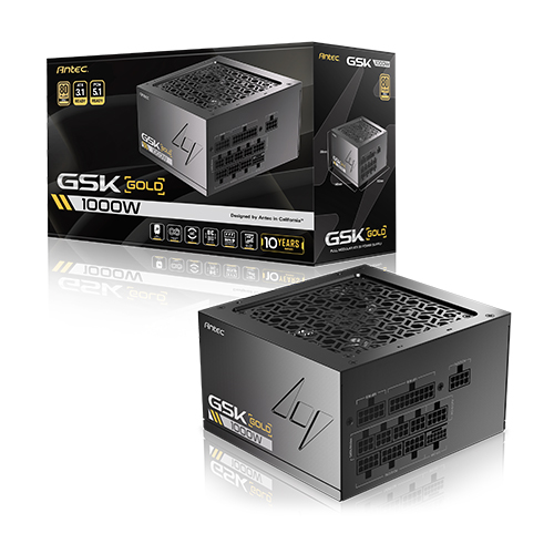 Antec GSK 1000W 80PLUS골드 풀모듈러 ATX3.1 제품 사진
