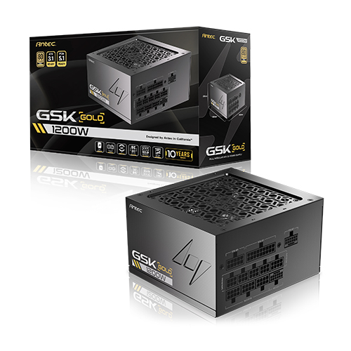 Antec GSK 1200W 80PLUS골드 풀모듈러 ATX3.1 제품 사진
