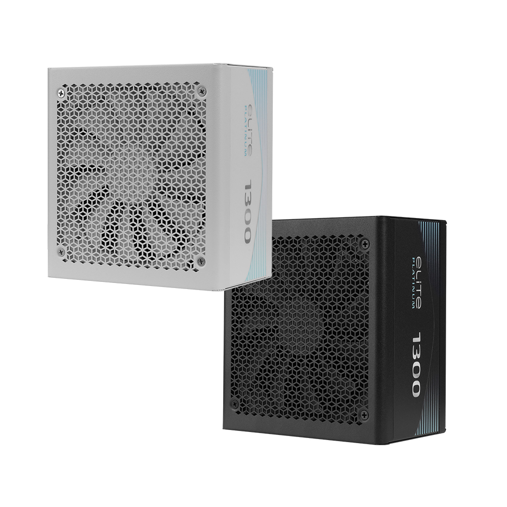 쿨러마스터 Elite Platinum 1300W ATX 3.1 풀모듈러 화이트 제품 사진