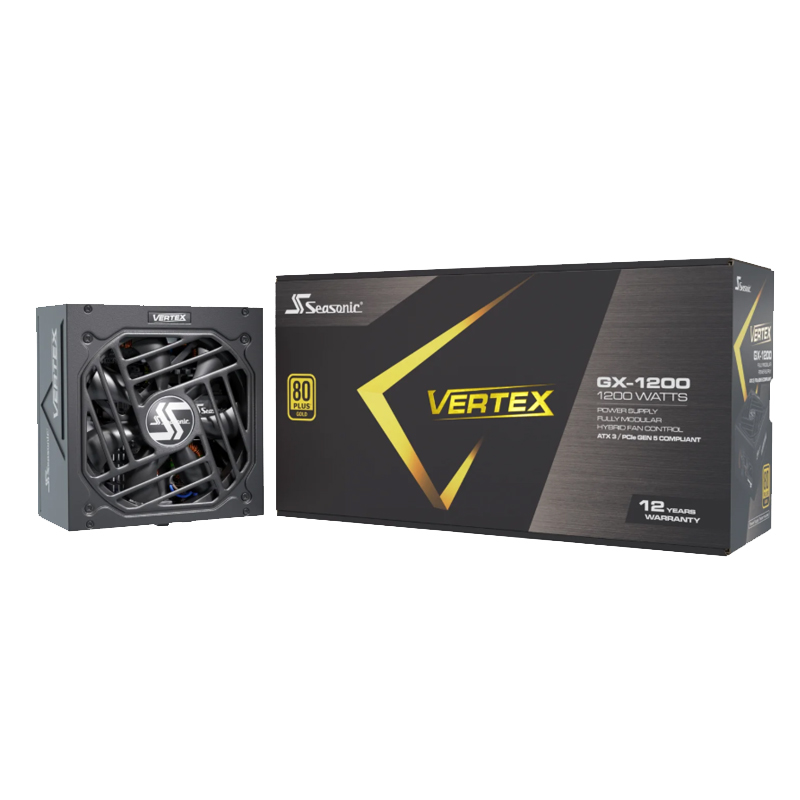 시소닉 VERTEX GX-1200 GOLD 풀모듈러 ATX3.1 제품 사진