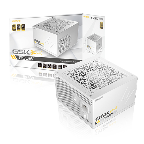 Antec GSK 850W 화이트 80PLUS골드 풀모듈러 ATX3.1 제품 사진