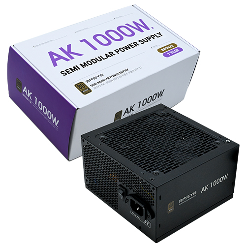3RSYS AK 1000W 80PLUS브론즈 모듈러 ATX3.1 제품 사진