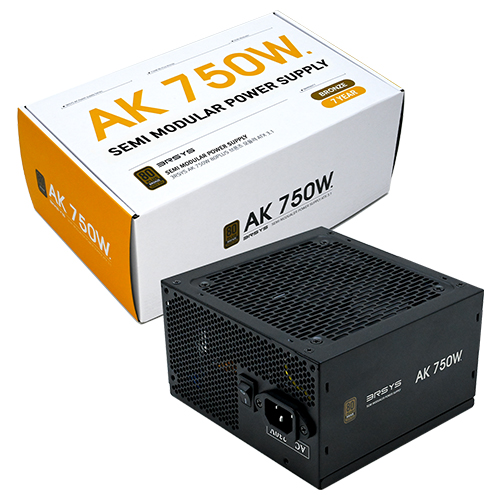 3RSYS AK 750W 80PLUS브론즈 모듈러 ATX3.1 제품 사진