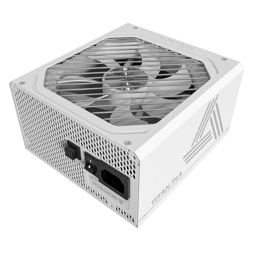 MONTECH TITAN PLA 1200W 플래티넘 ATX3.1 화이트 제품 사진