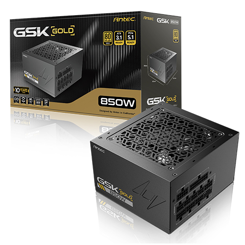 Antec GSK 850W V2 80PLUS골드 풀모듈러 ATX3.1 제품 사진