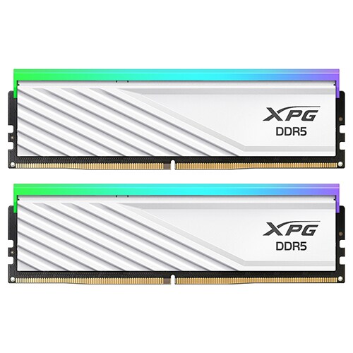 ADATA DDR5 -6000 CL30 LANCER BLADE RGB 화이트 패키지 파인인포 제품 사진