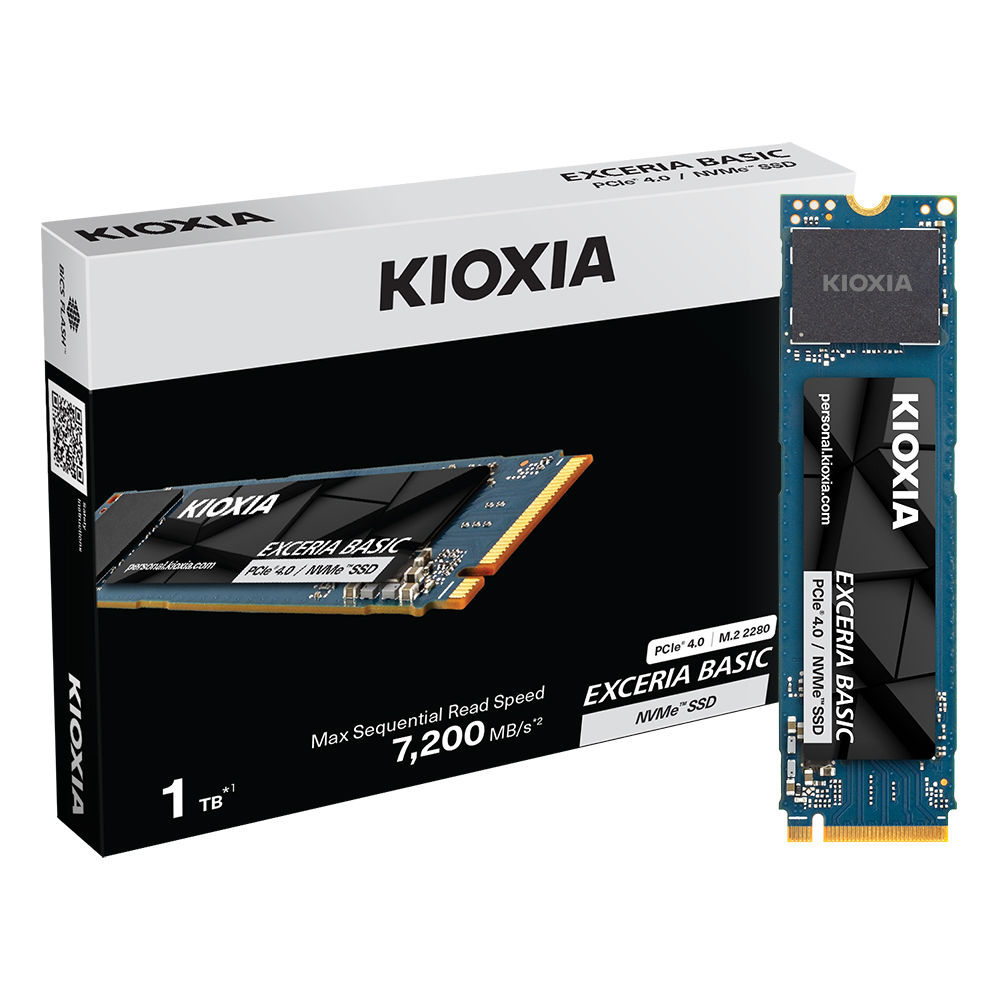 키오시아 EXCERIA BASIC M.2 NVMe 제품 사진