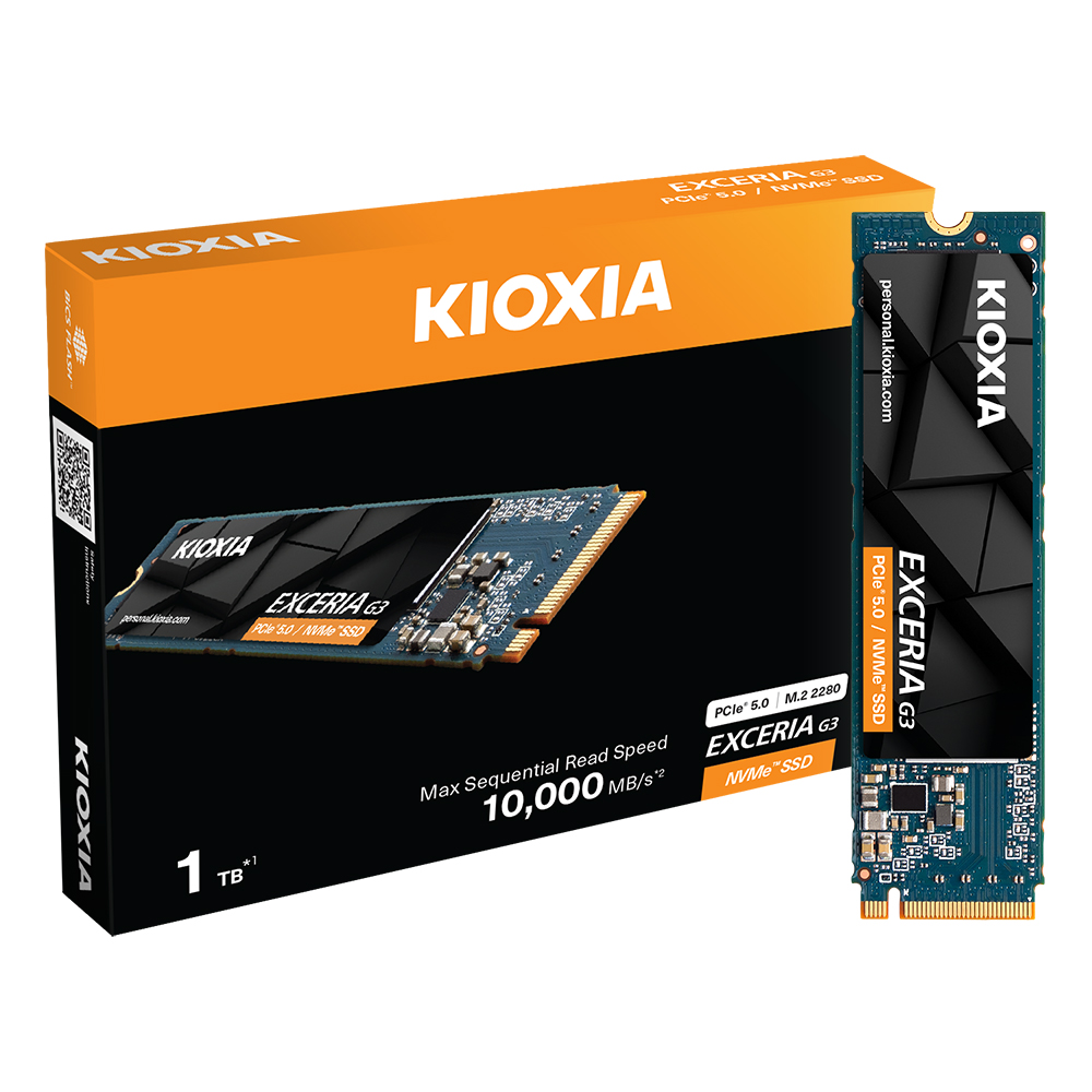 키오시아 EXCERIA G3 M.2 NVMe 제품 사진