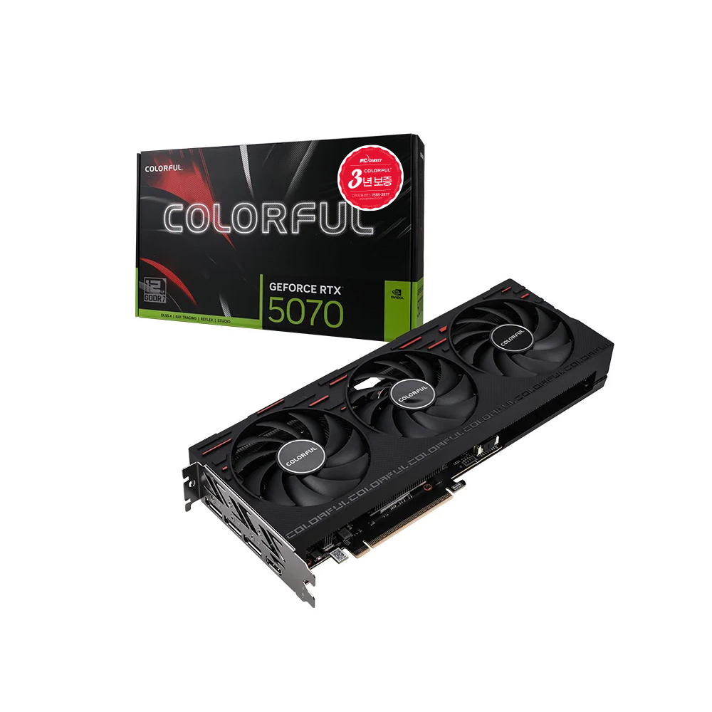COLORFUL RTX 5070 GAMING 12GB 제품 사진