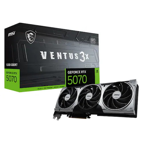 MSI 지포스 RTX 5070 벤투스 3X OC D7 12GB 제품 사진