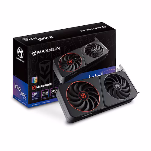 MAXSUN Arc B580 Milestone D6 12GB 코잇 제품 사진