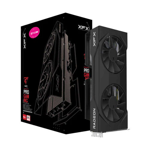 XFX 라데온 RX 9060 XT SWIFT DUAL OC D6 16GB 제품 사진