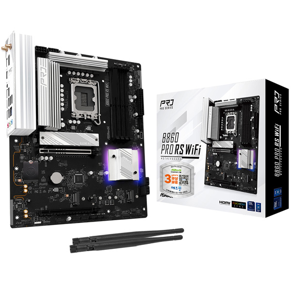 ASRock B860 Pro RS WiFi 에즈윈 제품 사진