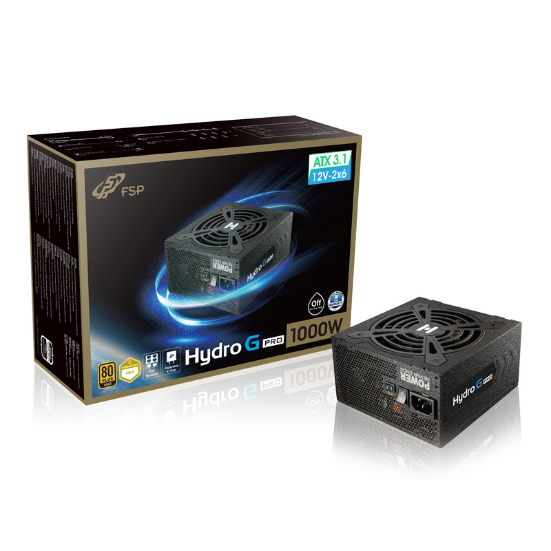 FSP HYDRO G PRO 1000W 80PLUS골드 풀모듈러 ATX3.1 제품 사진